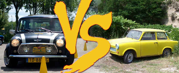 Mini VS Trabant